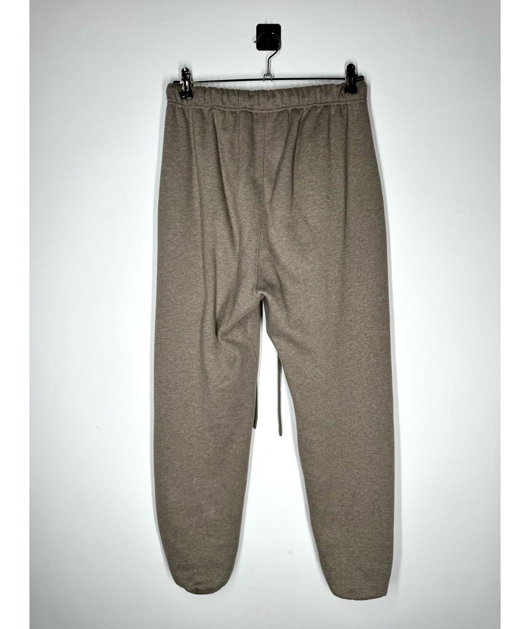 FEAR OF GOD ESSENTIALS Серые хлопковые повседневные брюки, фото 3
