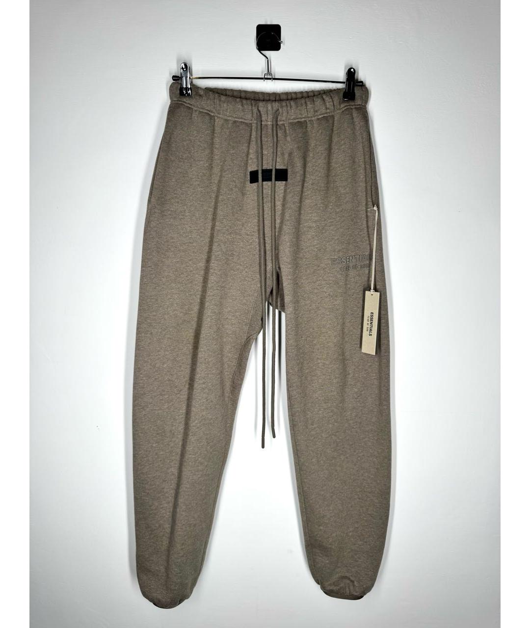 FEAR OF GOD ESSENTIALS Серые хлопковые повседневные брюки, фото 2