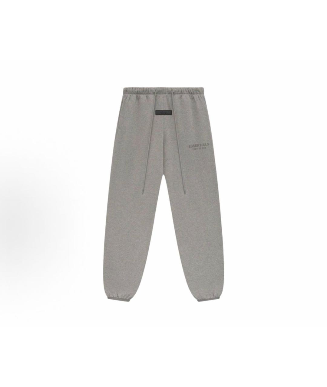 FEAR OF GOD ESSENTIALS Серые хлопковые повседневные брюки, фото 9