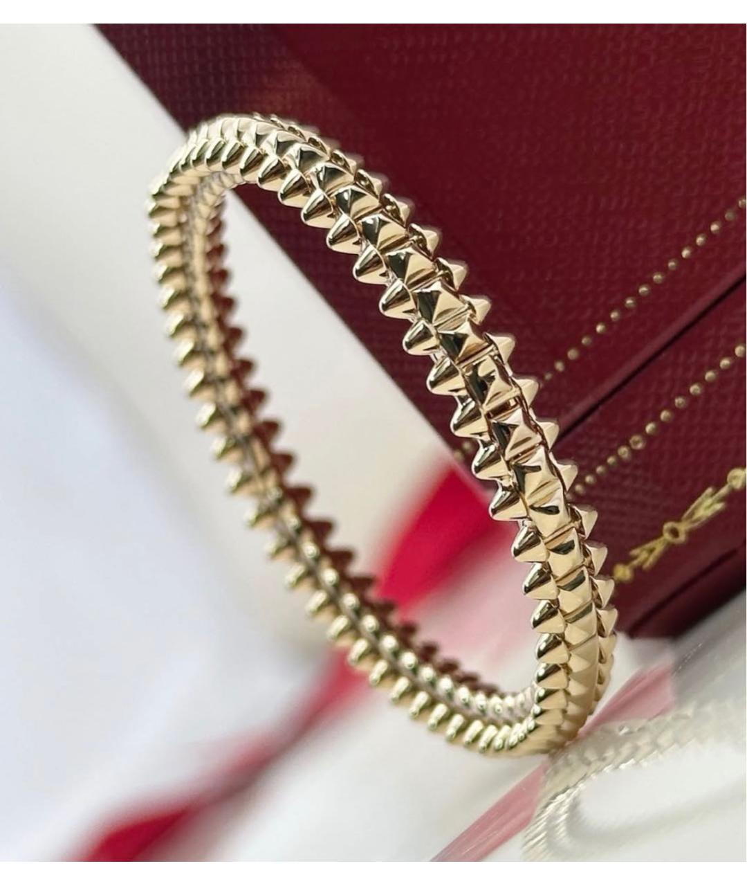 CARTIER Желтый браслет из желтого золота, фото 4