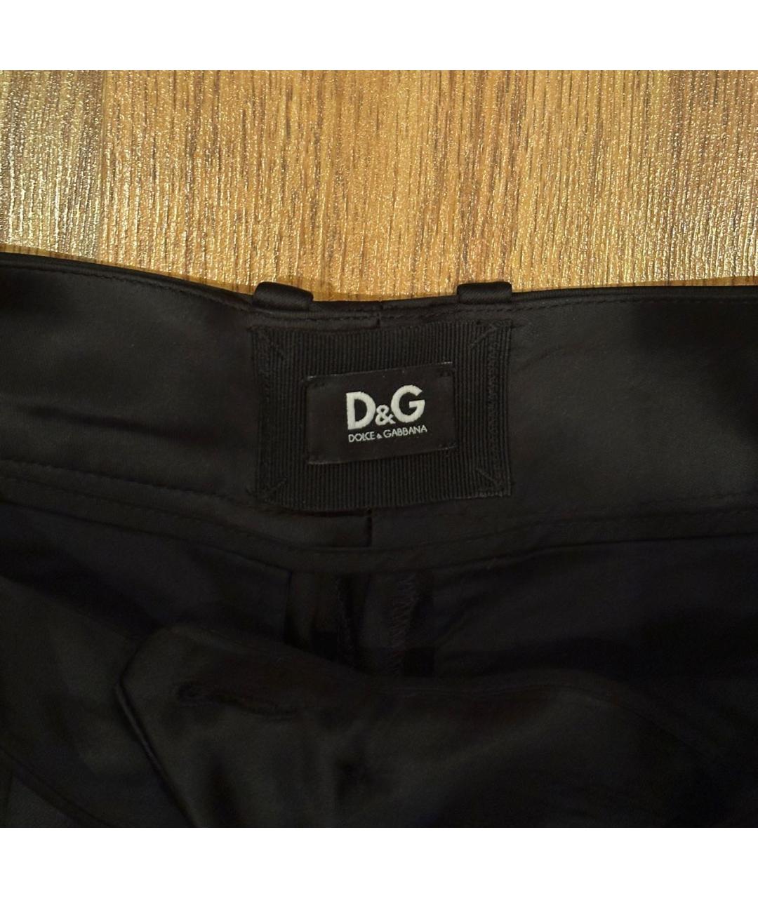 DOLCE&GABBANA Черные ацетатные капри, фото 6