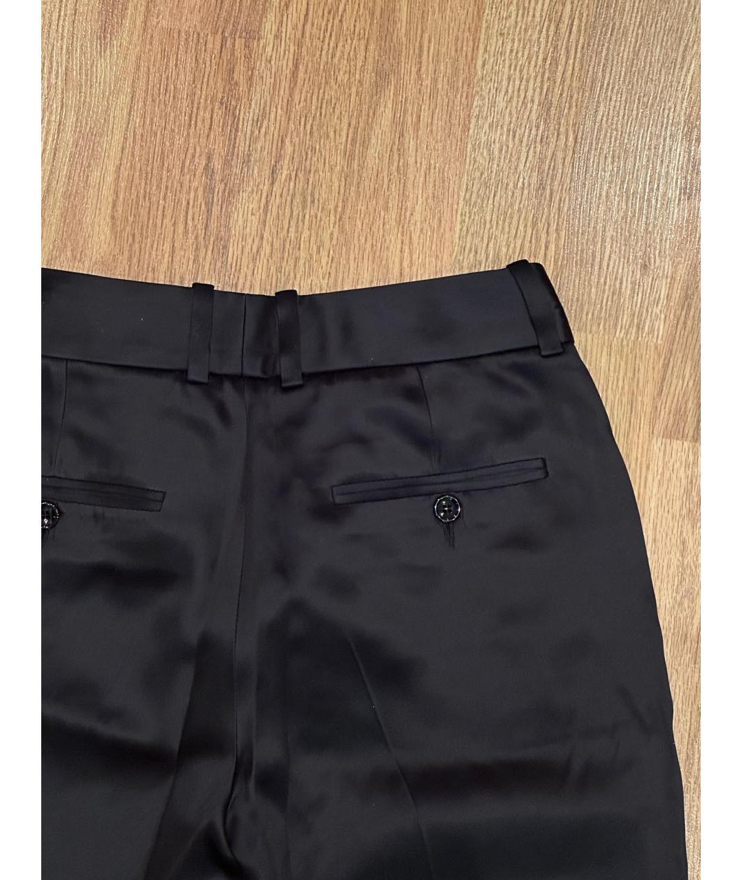 DOLCE&GABBANA Черные ацетатные капри, фото 3