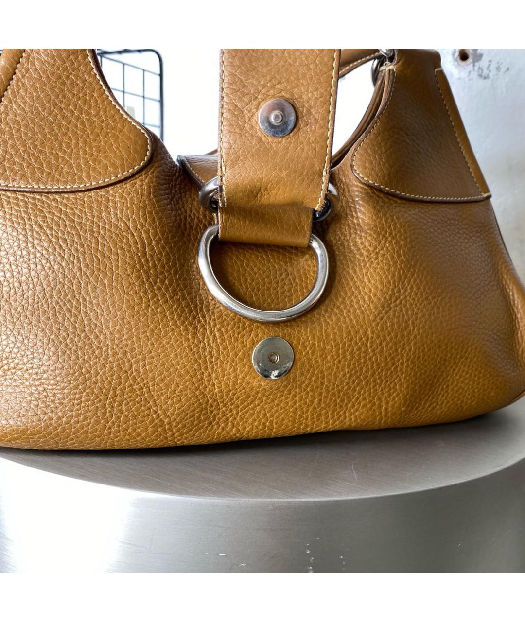 PRADA Коричневая кожаная сумка через плечо, фото 6