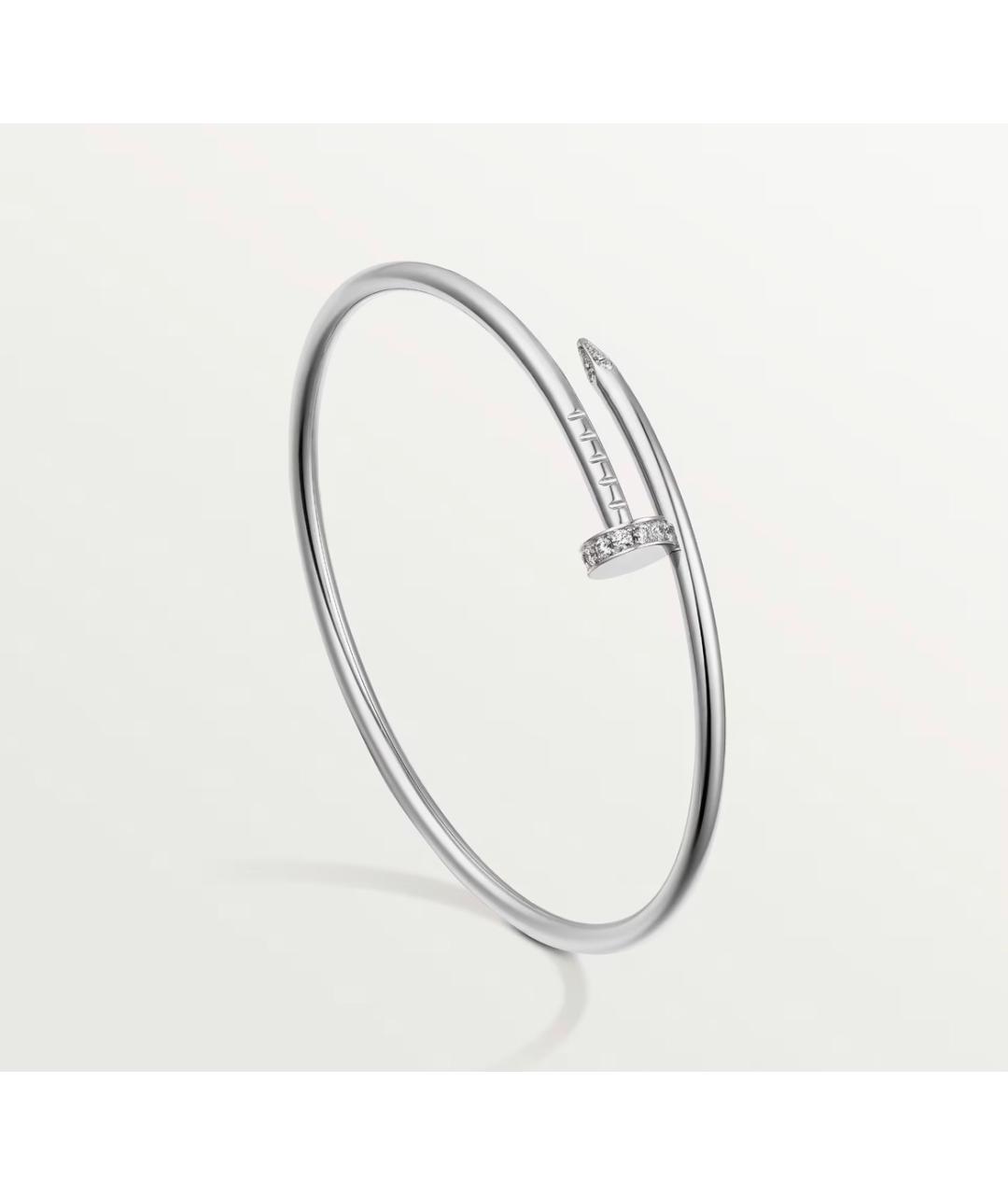 CARTIER Белый браслет из белого золота, фото 1
