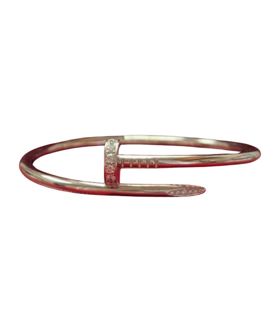 CARTIER Белый браслет из белого золота, фото 1