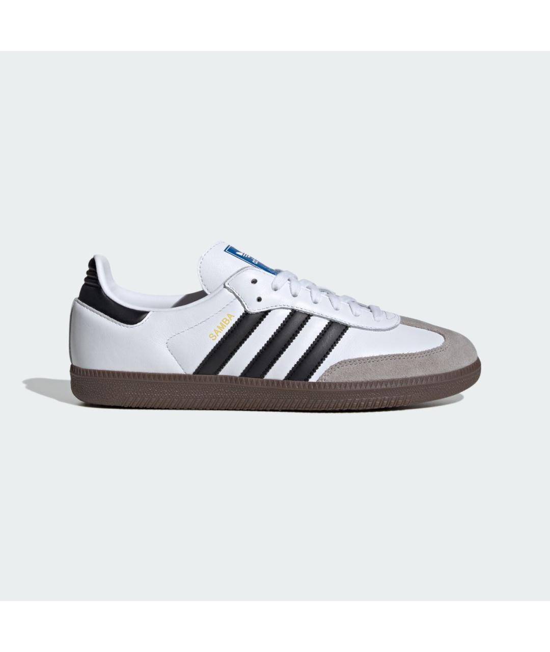 ADIDAS Белые кожаные кеды, фото 6