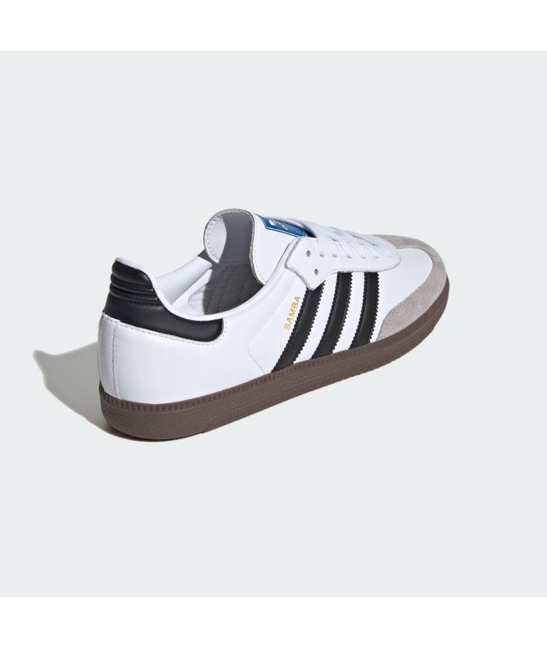 ADIDAS Белые кожаные кеды, фото 4