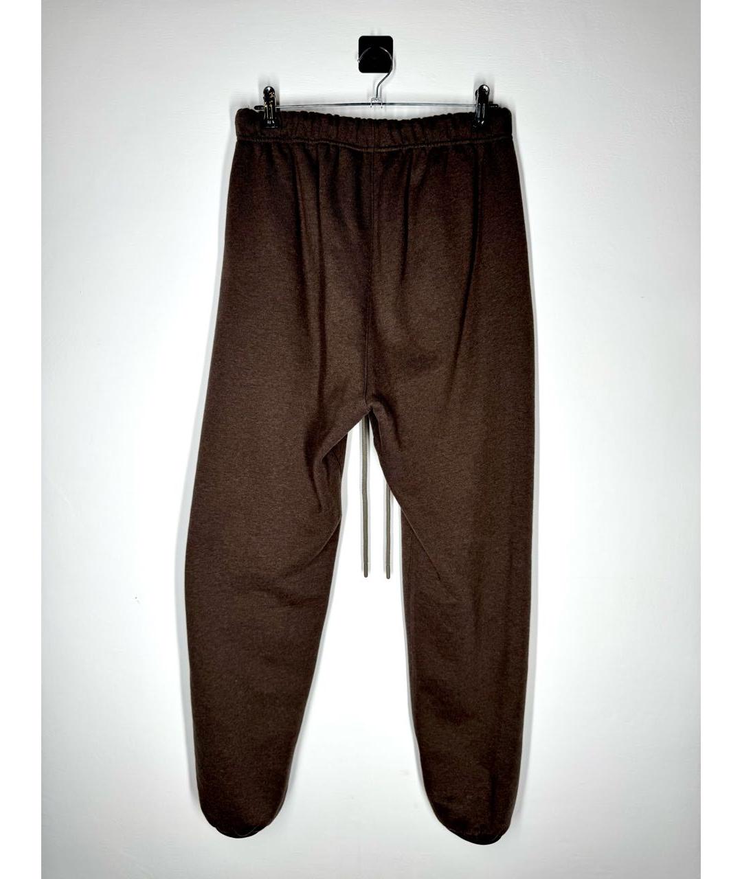 FEAR OF GOD ESSENTIALS Коричневые хлопковые повседневные брюки, фото 2