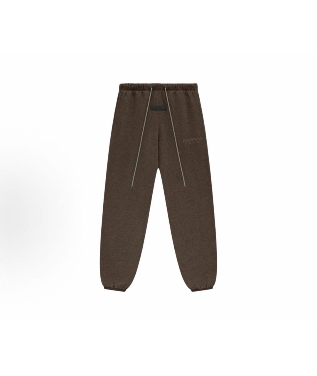 FEAR OF GOD ESSENTIALS Коричневые хлопковые повседневные брюки, фото 8