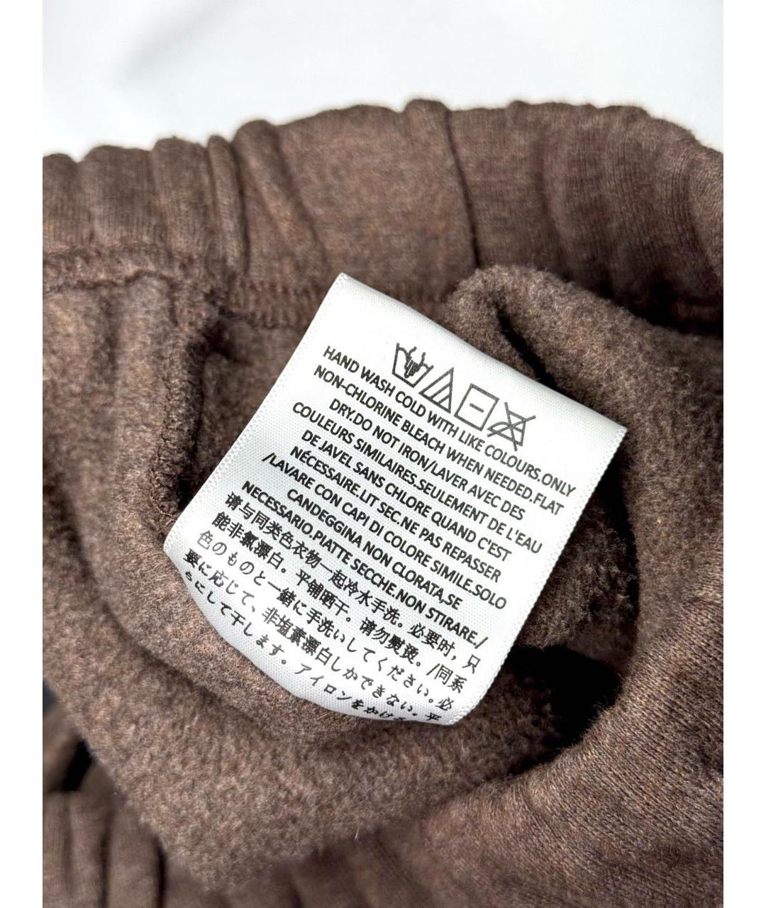 FEAR OF GOD ESSENTIALS Коричневые хлопковые повседневные брюки, фото 7