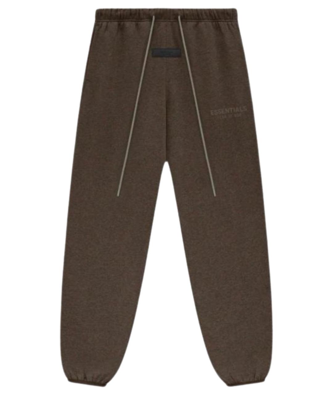 FEAR OF GOD ESSENTIALS Коричневые хлопковые повседневные брюки, фото 1