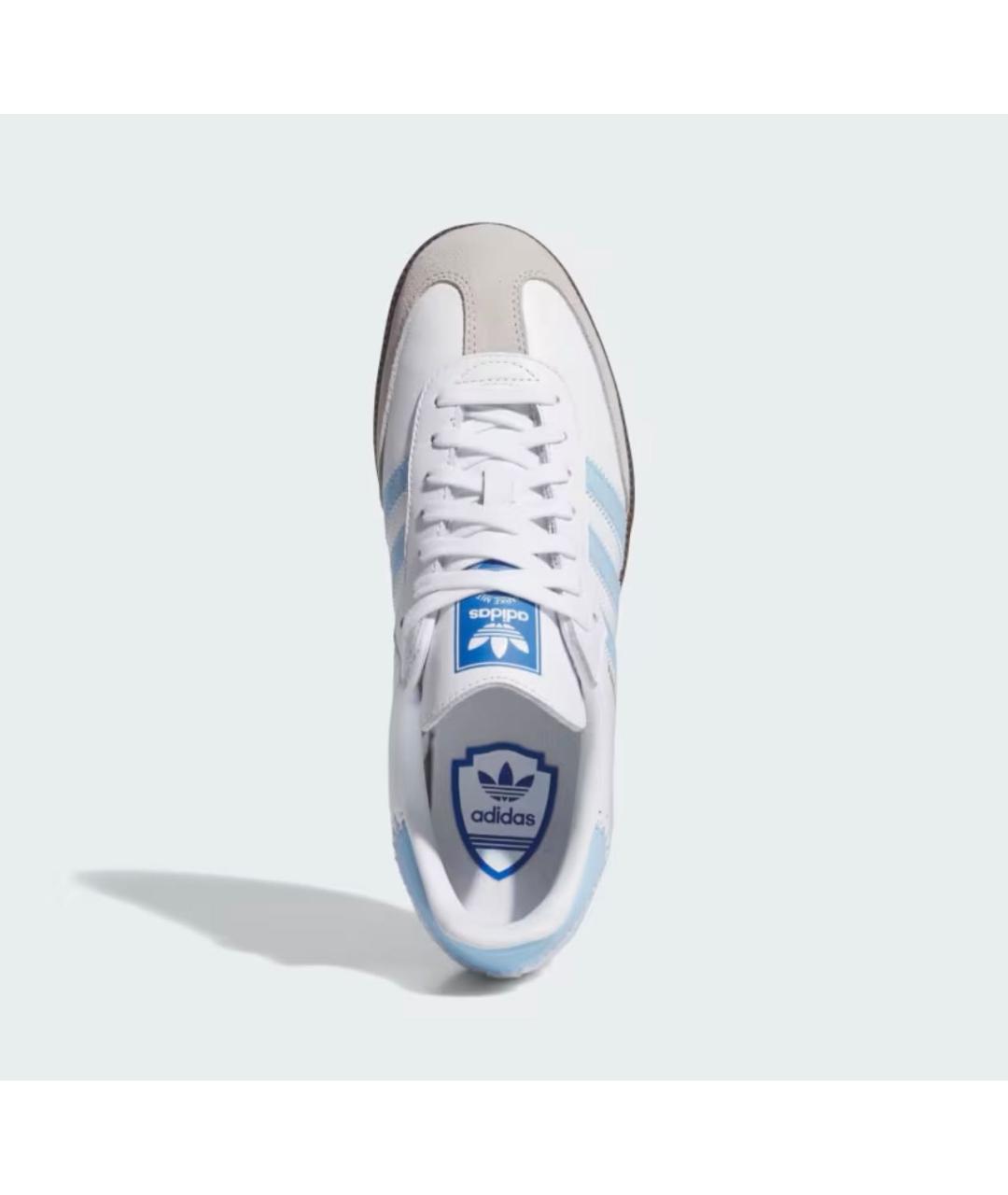 ADIDAS Белые кожаные кеды, фото 3