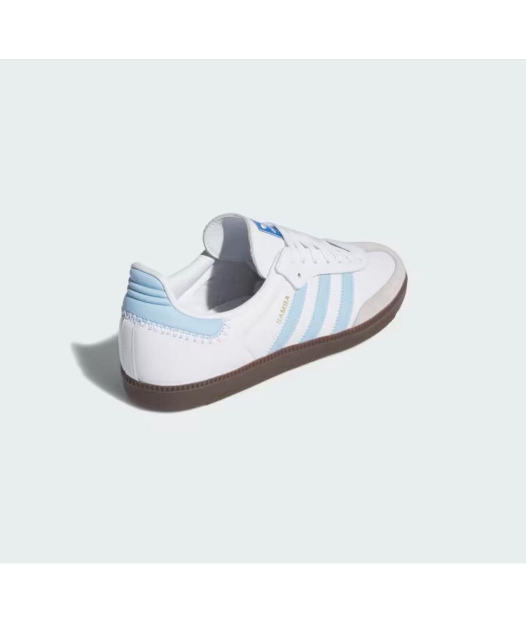 ADIDAS Белые кожаные кеды, фото 4