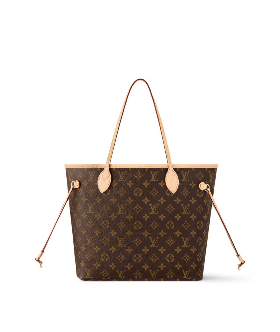 LOUIS VUITTON Коричневая сумка тоут из канвы, фото 4