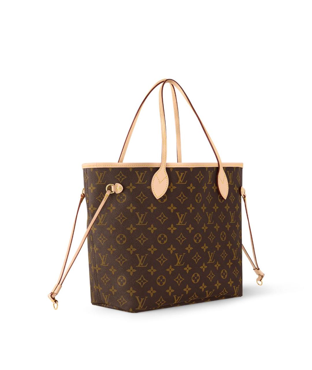 LOUIS VUITTON Коричневая сумка тоут из канвы, фото 2