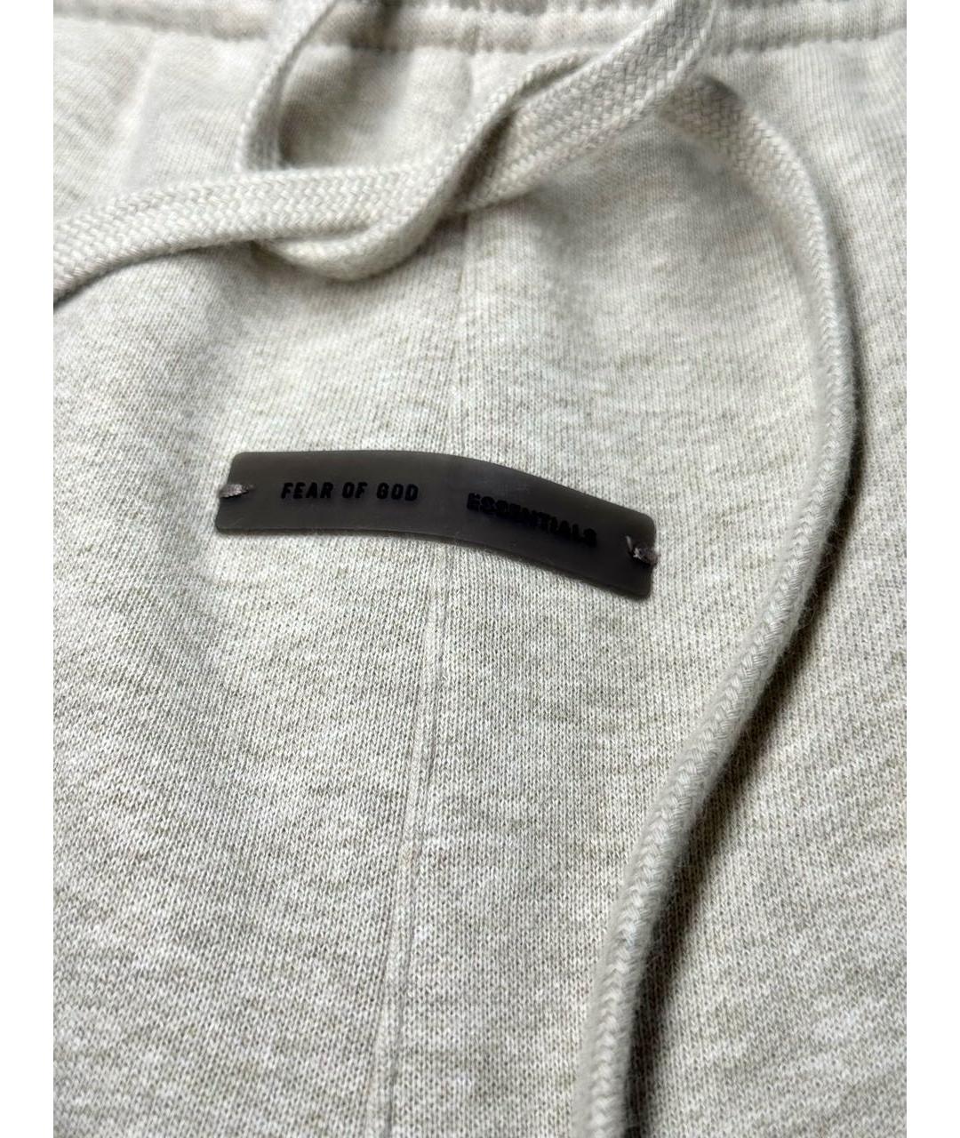 FEAR OF GOD ESSENTIALS Бежевые хлопковые шорты, фото 4
