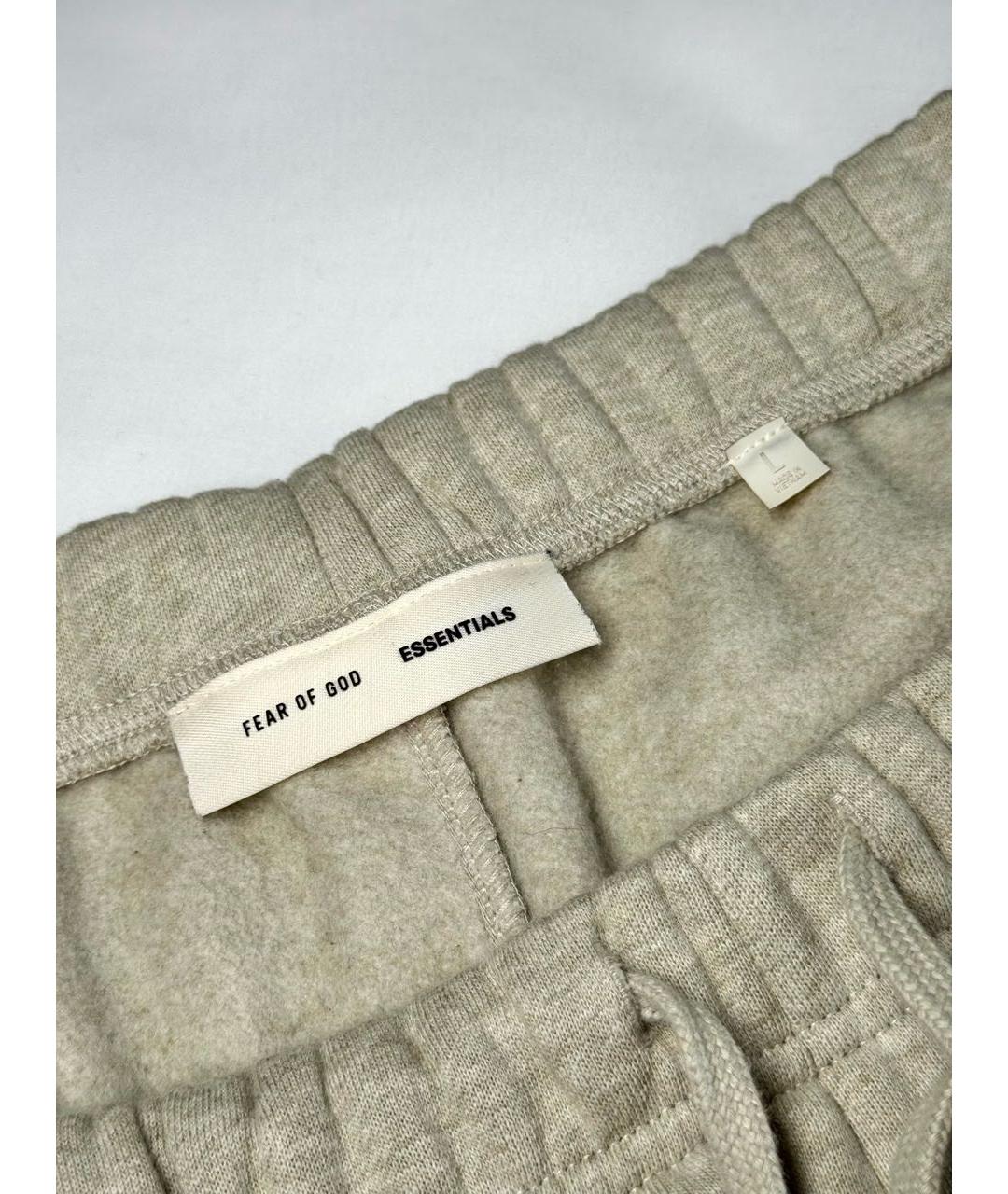 FEAR OF GOD ESSENTIALS Бежевые хлопковые шорты, фото 5
