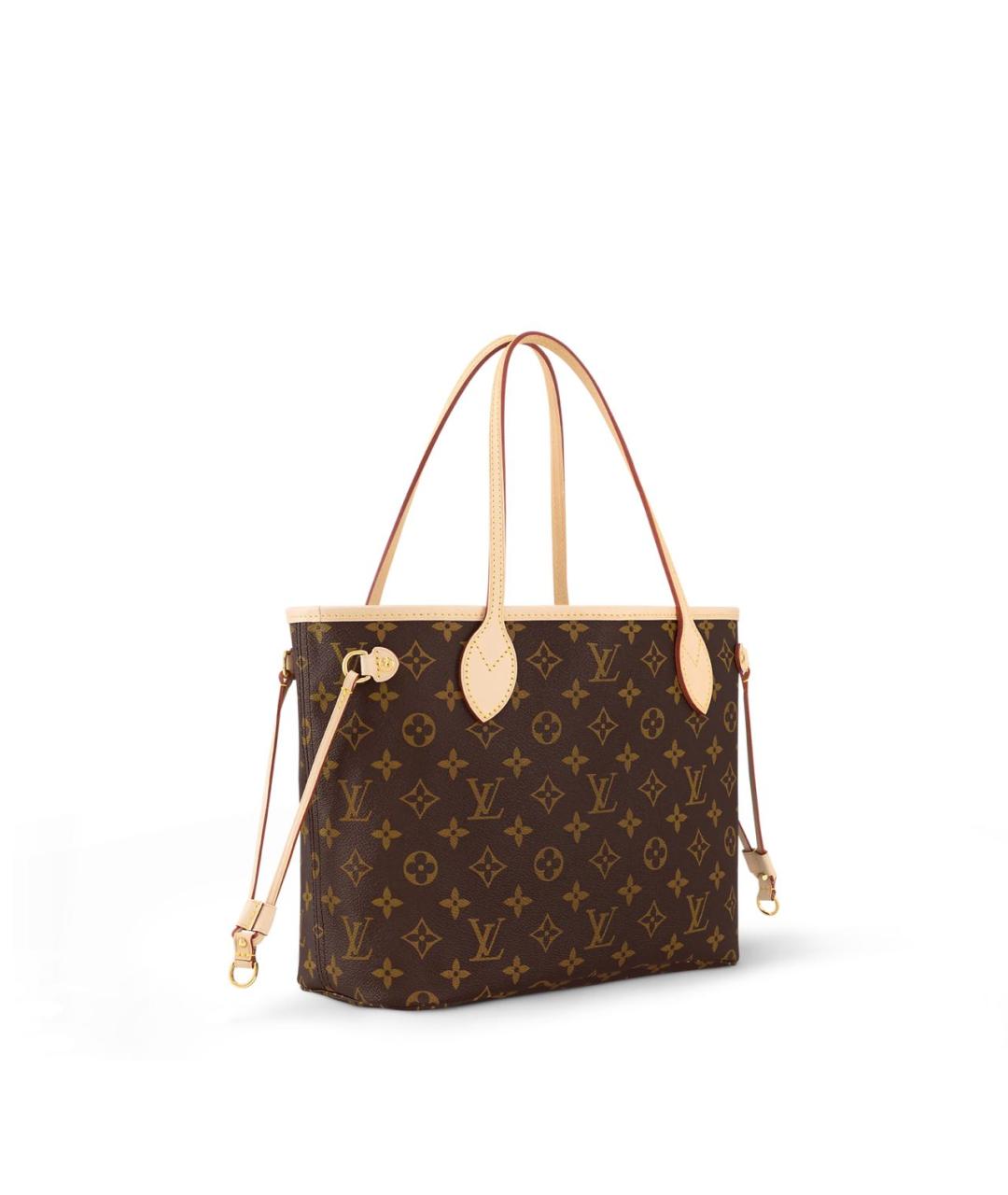 LOUIS VUITTON Коричневая сумка тоут из канвы, фото 2