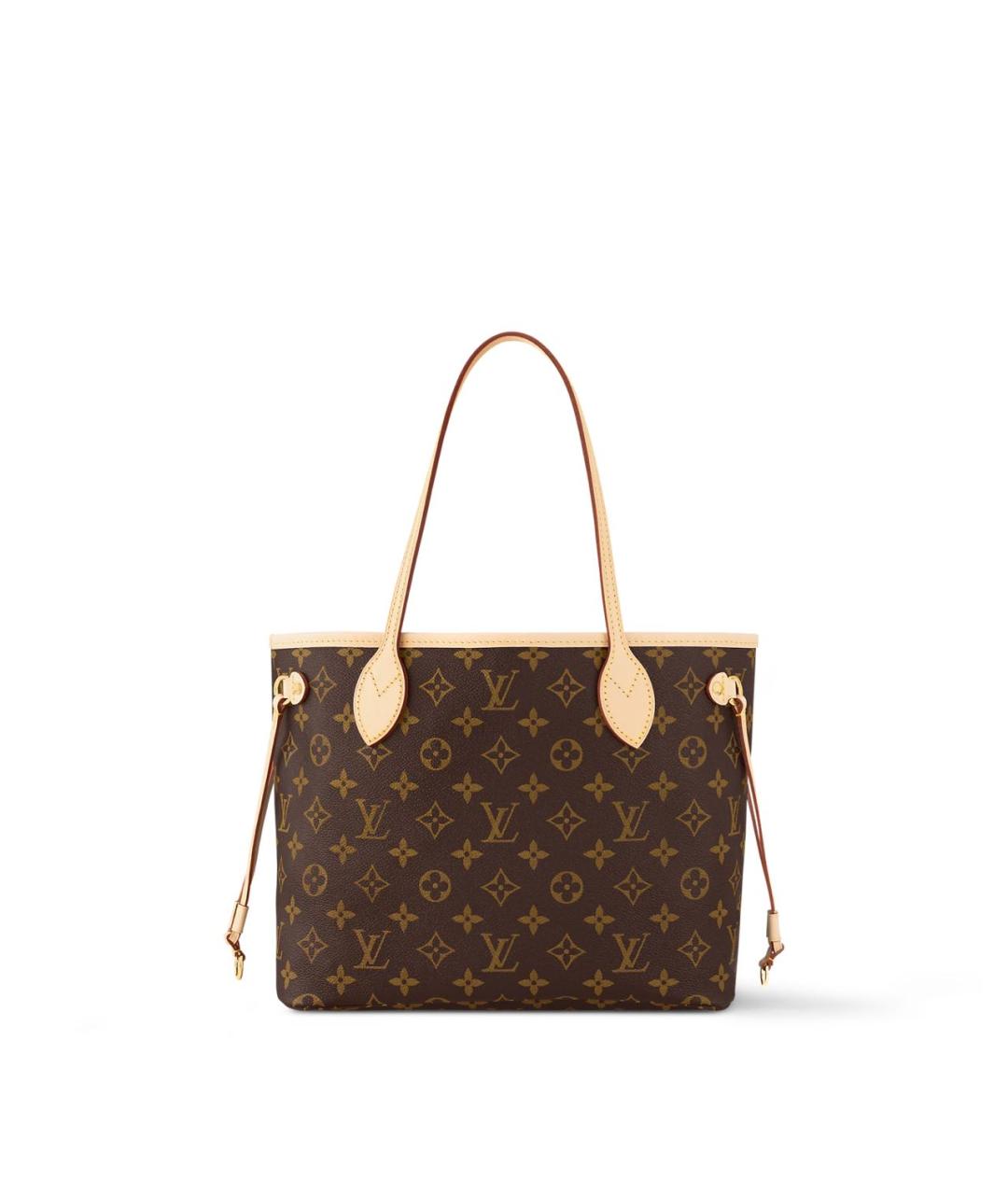 LOUIS VUITTON Коричневая сумка тоут из канвы, фото 5