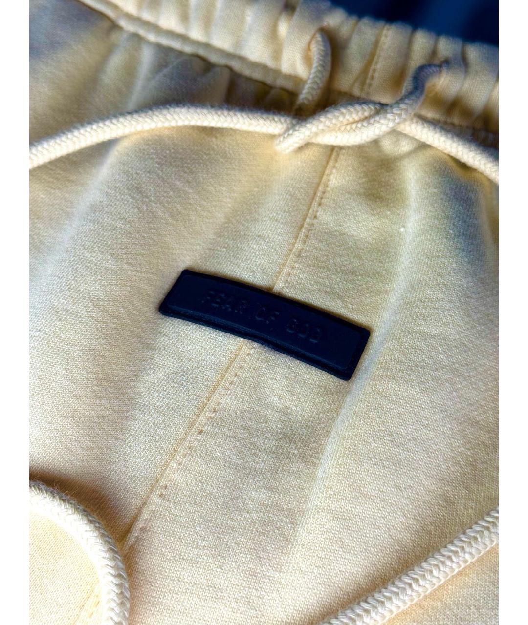 FEAR OF GOD ESSENTIALS Желтые хлопковые шорты, фото 4