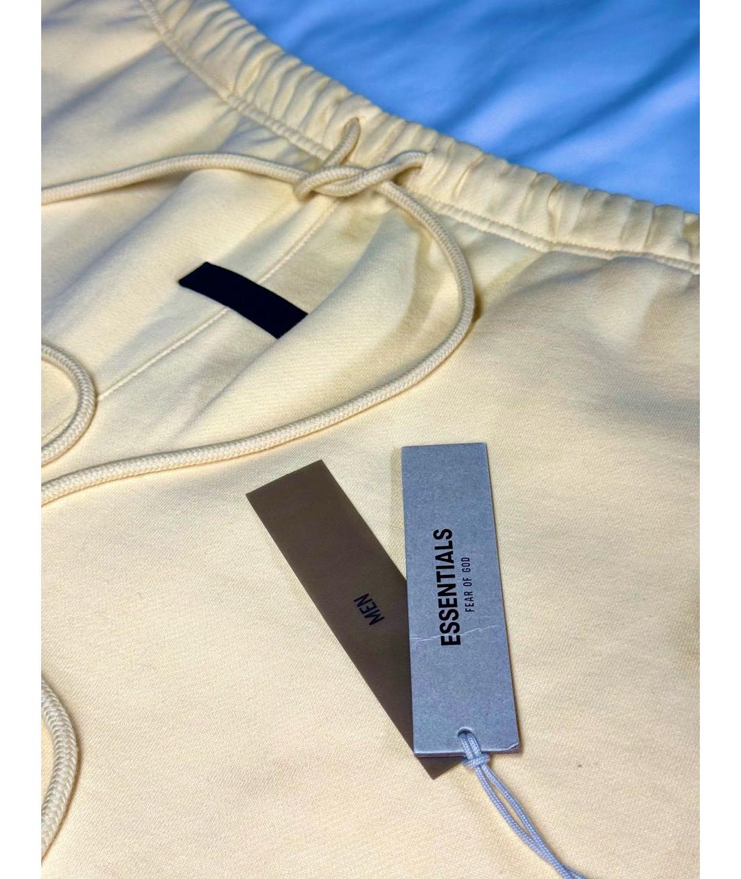 FEAR OF GOD ESSENTIALS Желтые хлопковые шорты, фото 3
