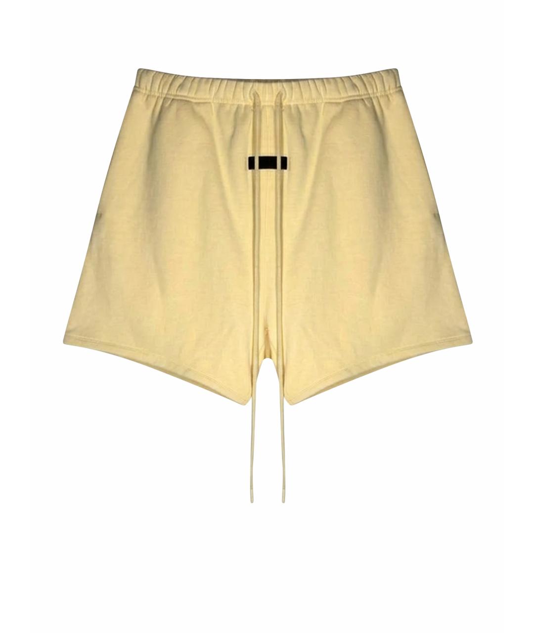 FEAR OF GOD ESSENTIALS Желтые хлопковые шорты, фото 1
