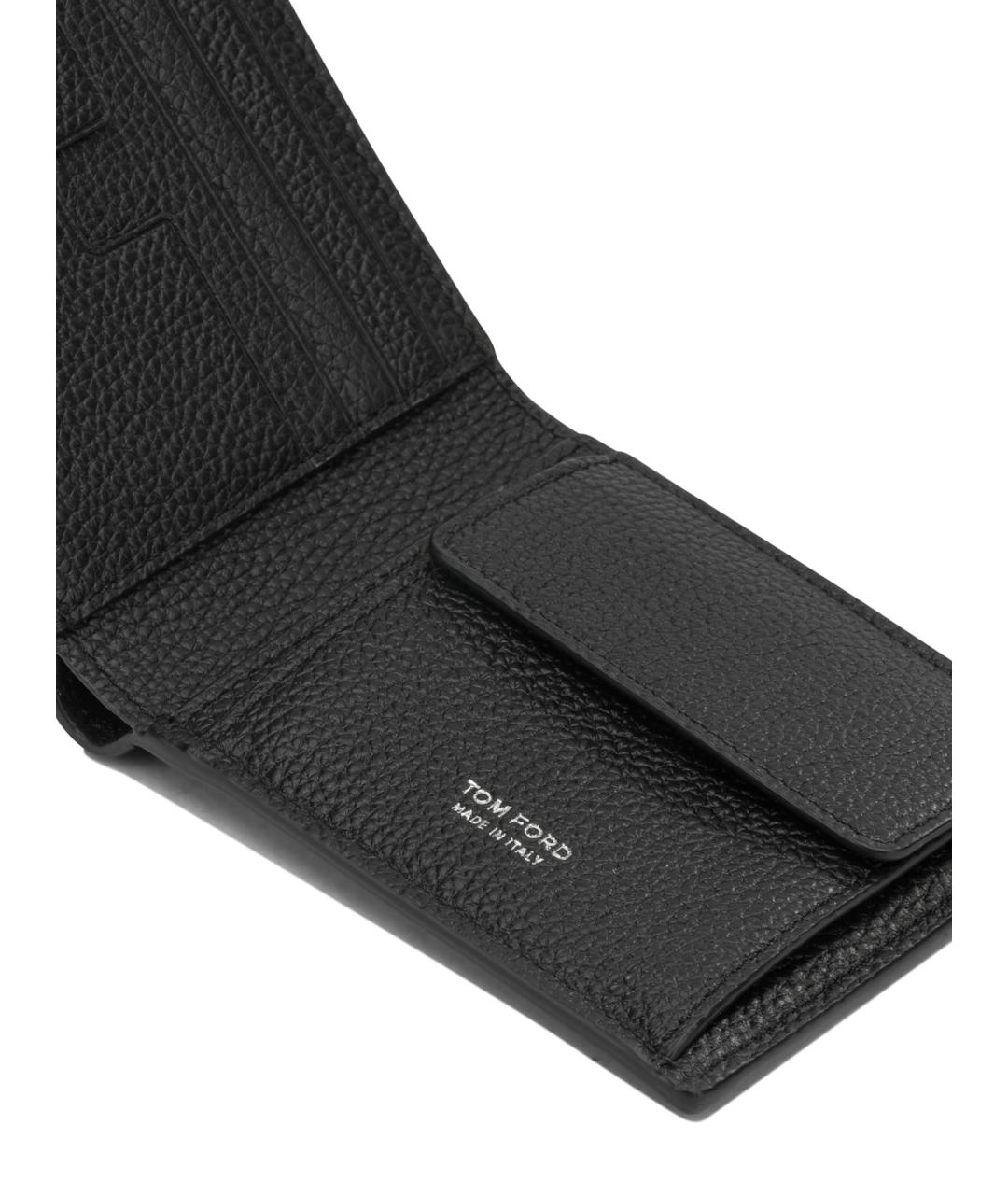 TOM FORD Черный кожаный кошелек, фото 4