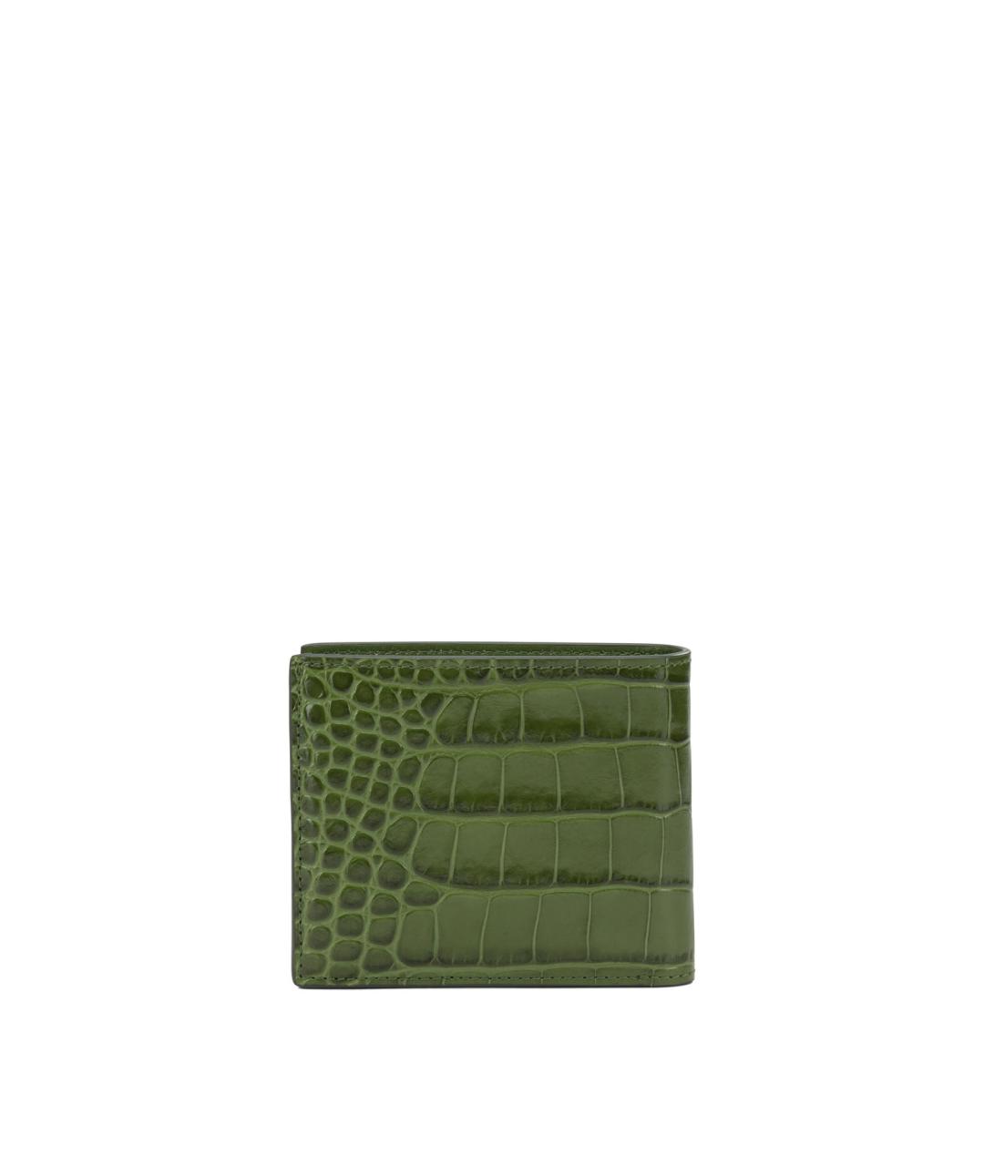 TOM FORD Зеленый кожаный кошелек, фото 3