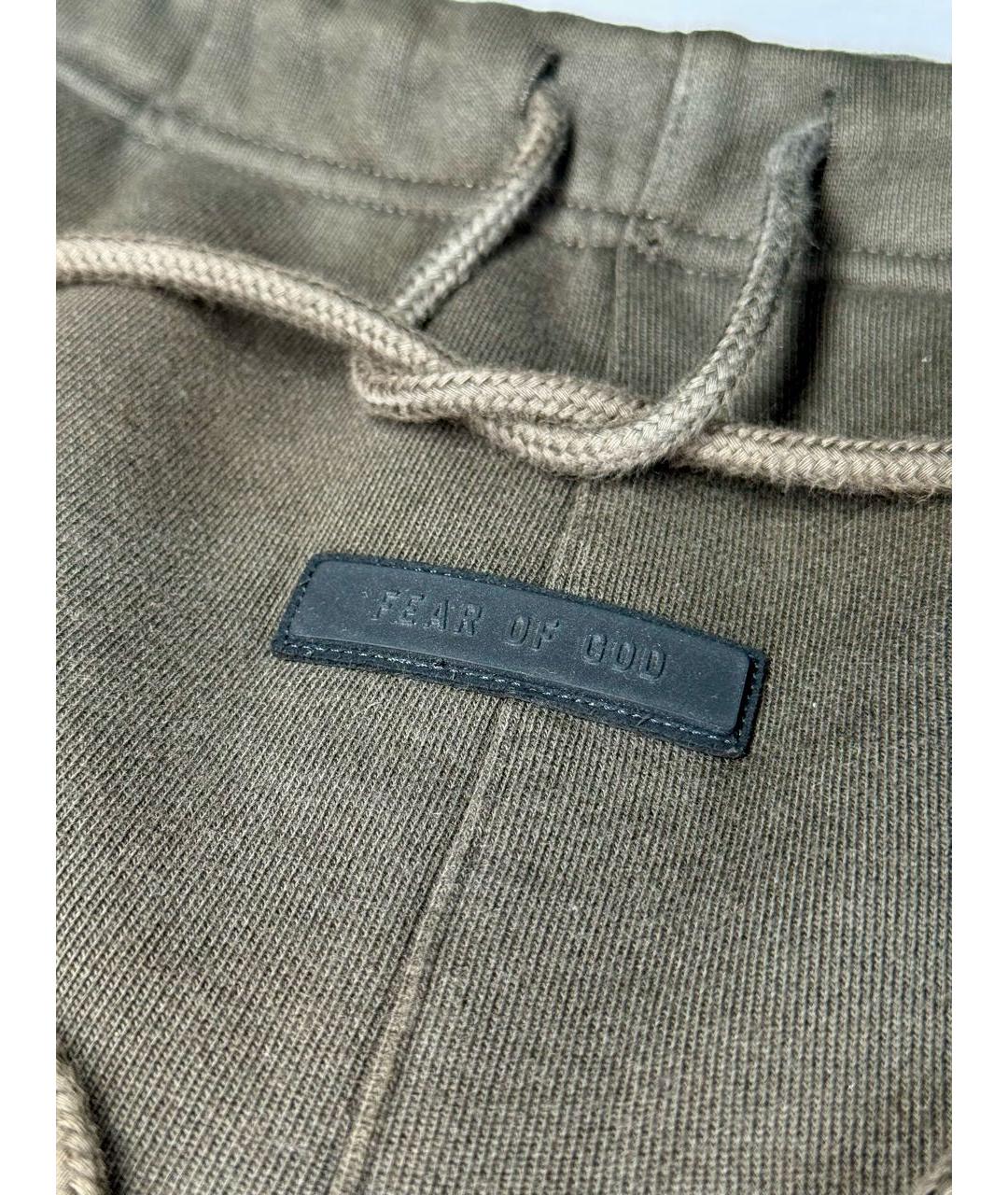 FEAR OF GOD ESSENTIALS Антрацитовые хлопковые шорты, фото 4