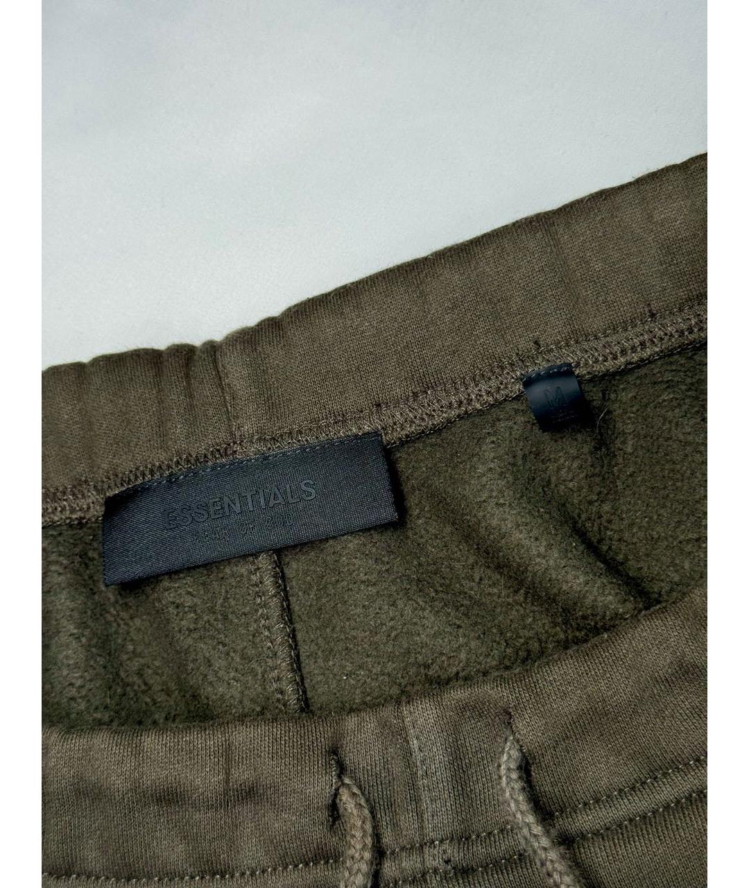 FEAR OF GOD ESSENTIALS Антрацитовые хлопковые шорты, фото 5