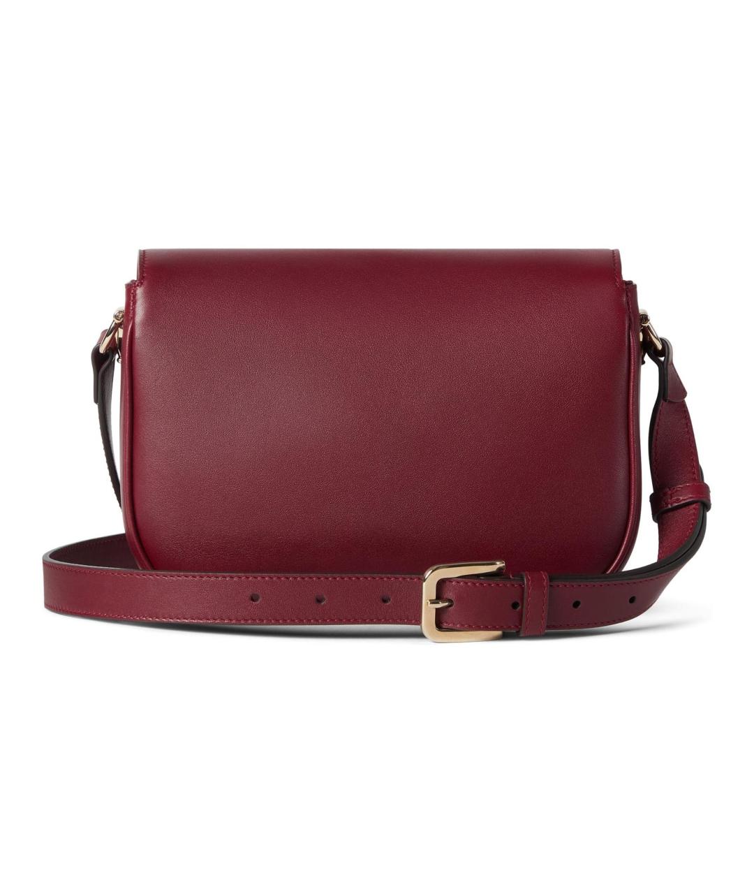 GUCCI Красная кожаная сумка через плечо, фото 4