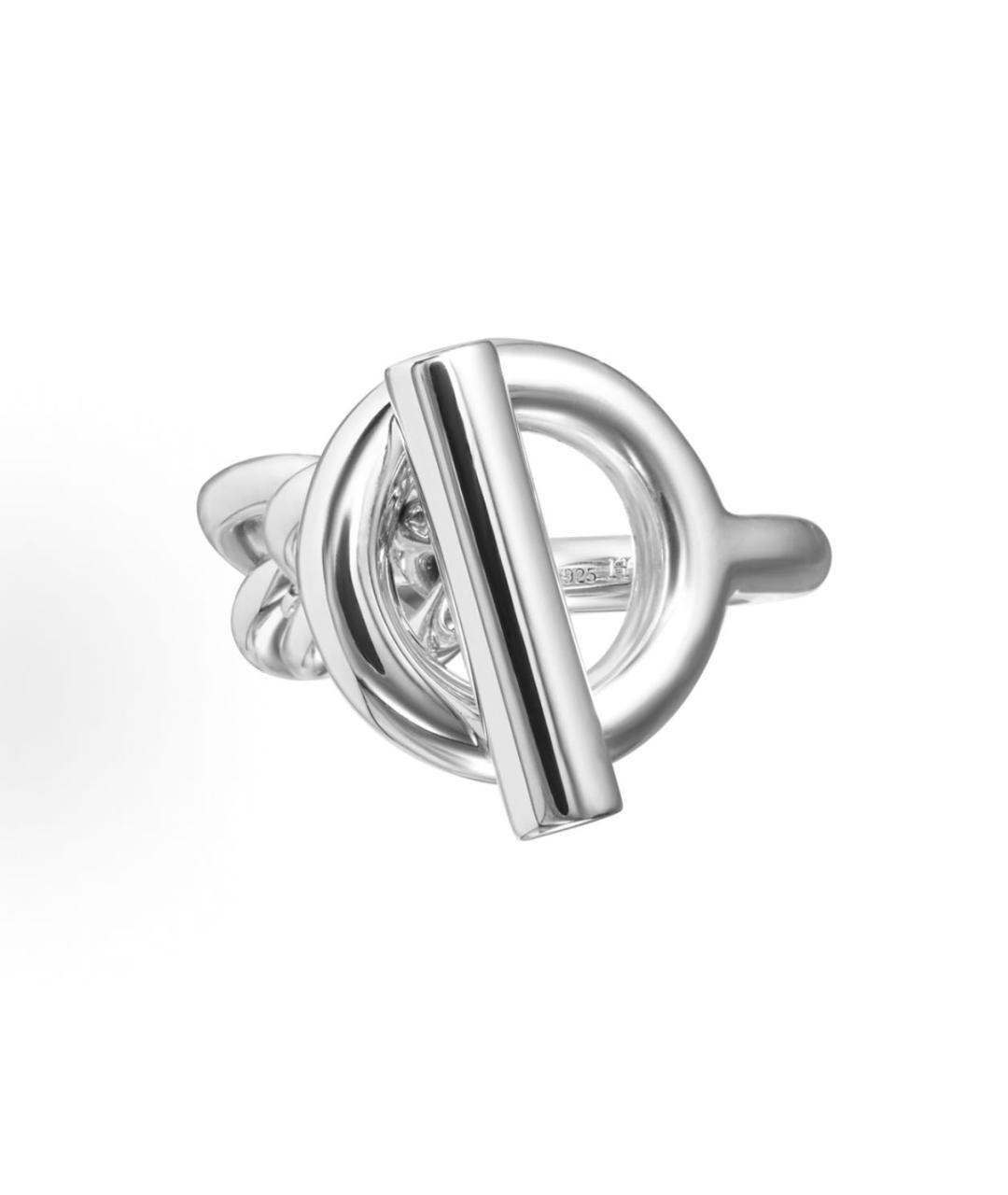 HERMES Серебряное серебряное кольцо, фото 3