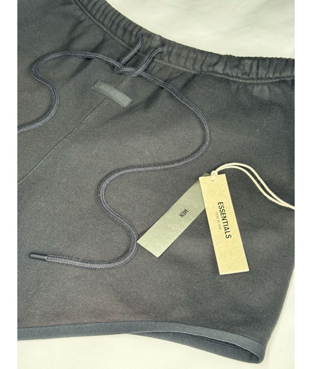 FEAR OF GOD ESSENTIALS Черные хлопковые шорты, фото 3