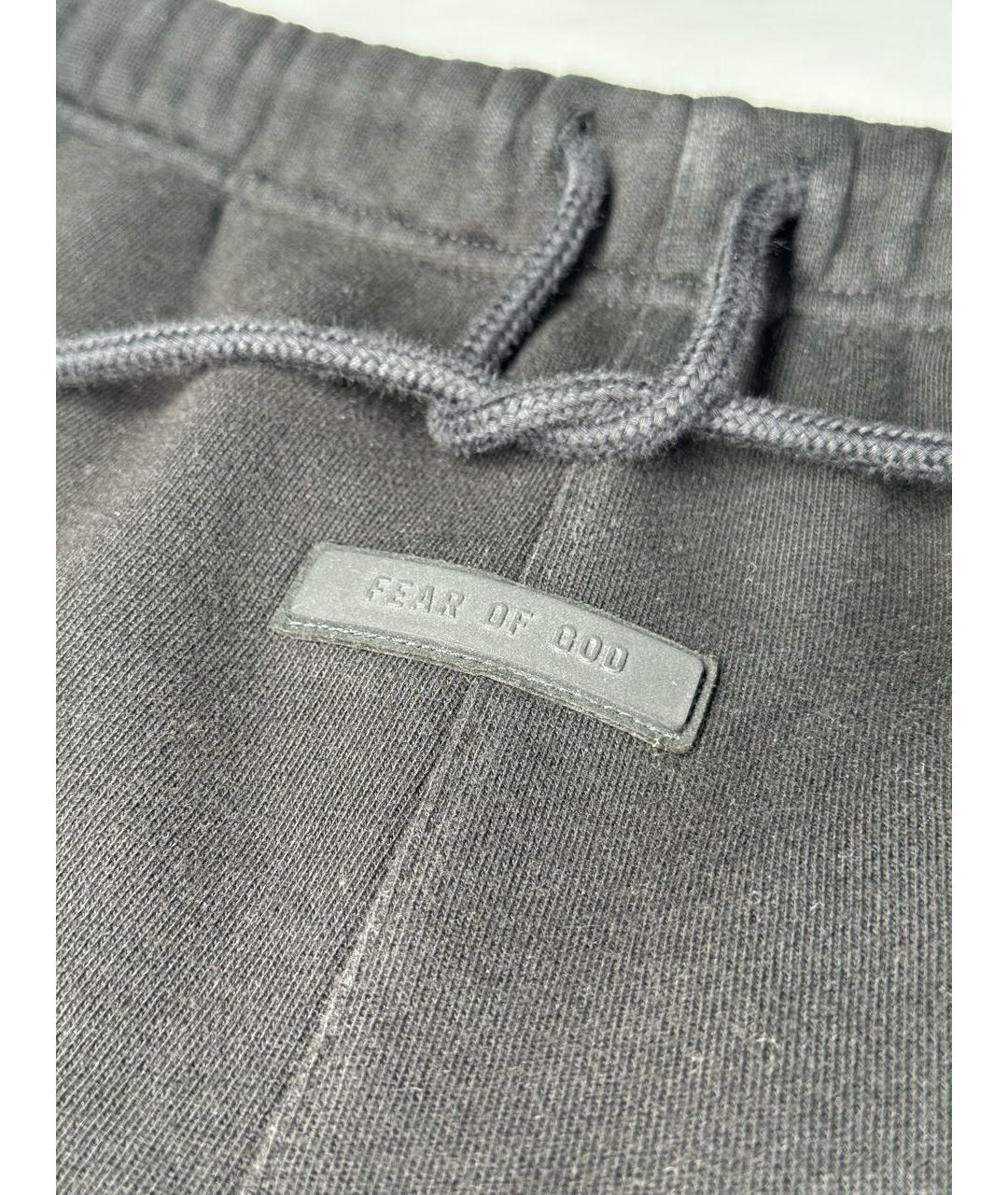 FEAR OF GOD ESSENTIALS Черные хлопковые шорты, фото 4