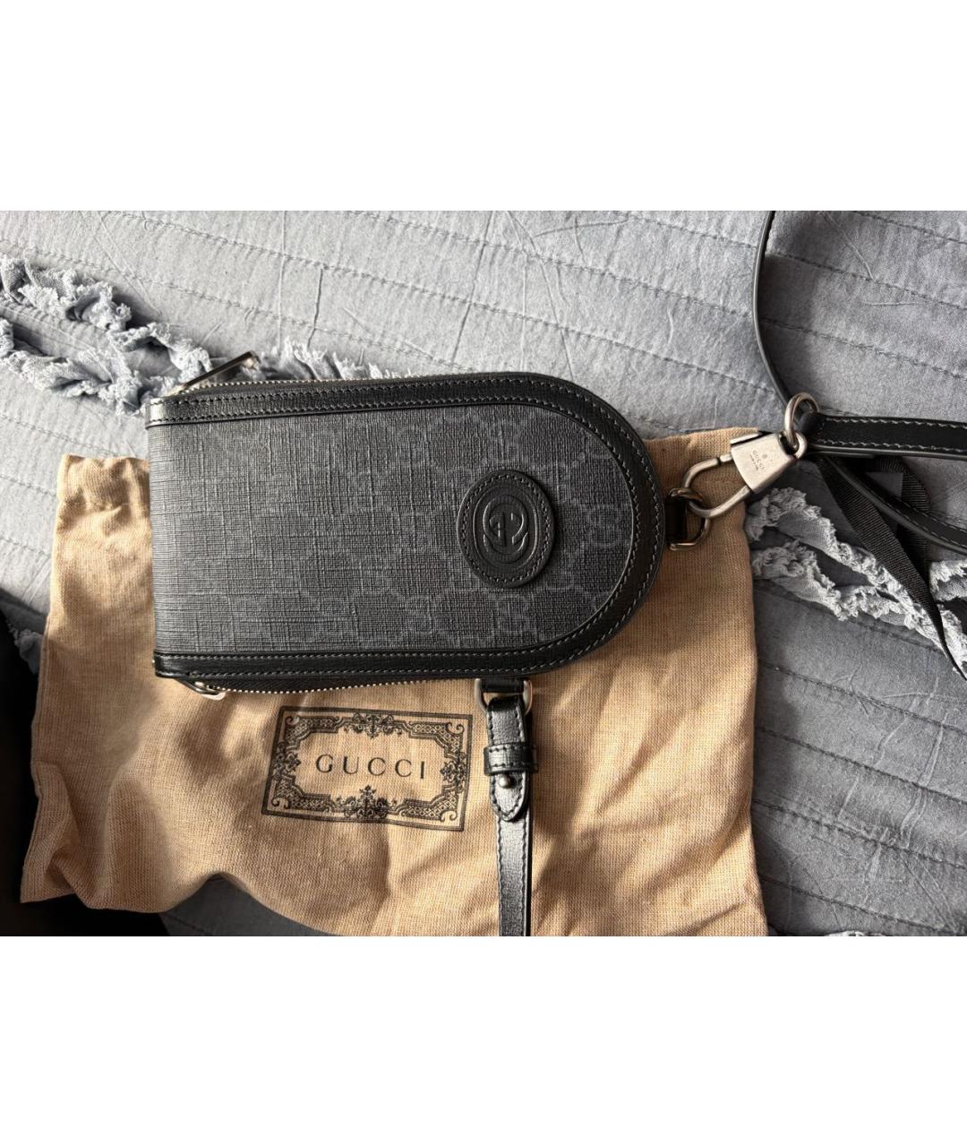 GUCCI Черная сумка через плечо, фото 6