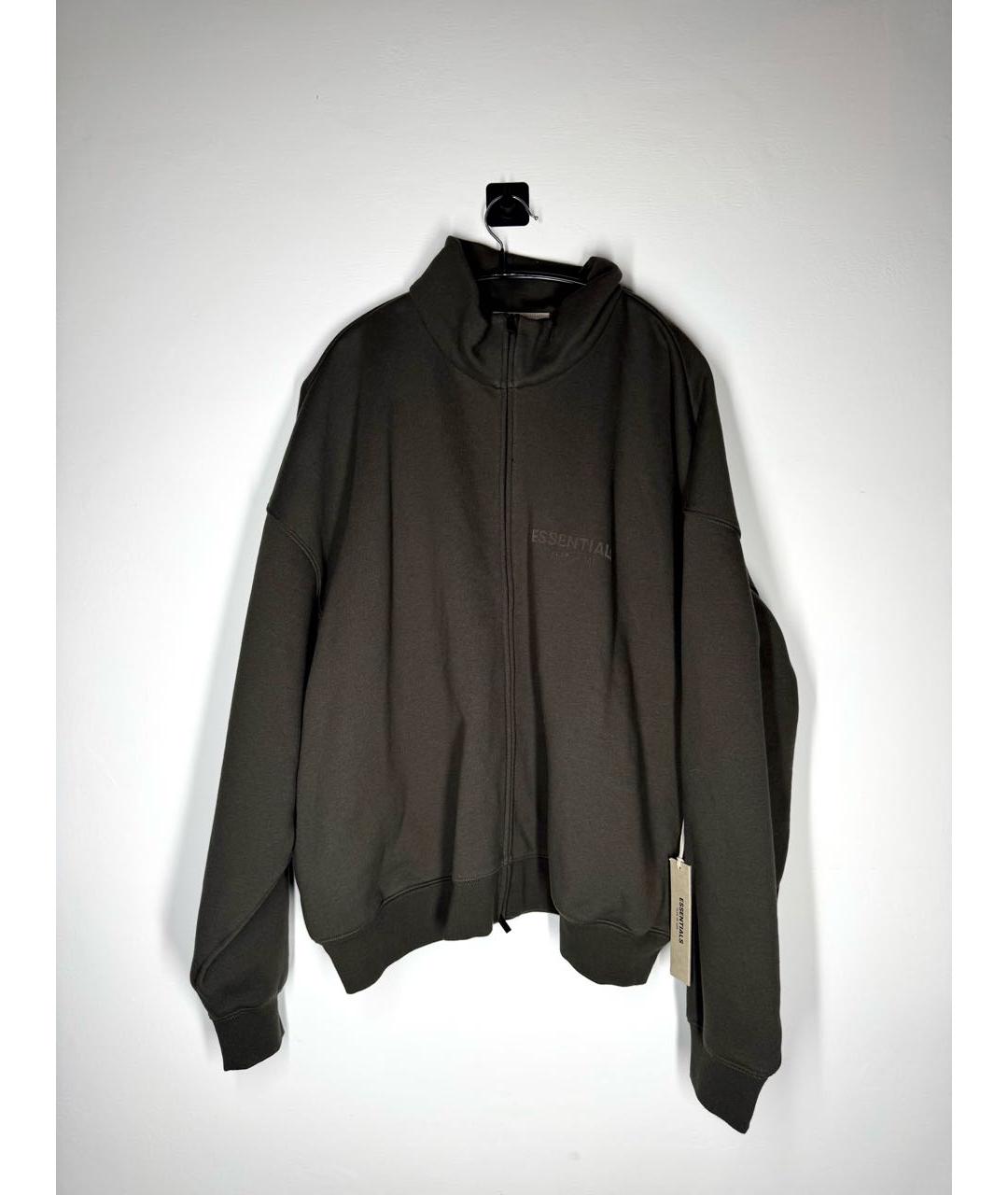FEAR OF GOD ESSENTIALS Антрацитовая хлопковая куртка, фото 9