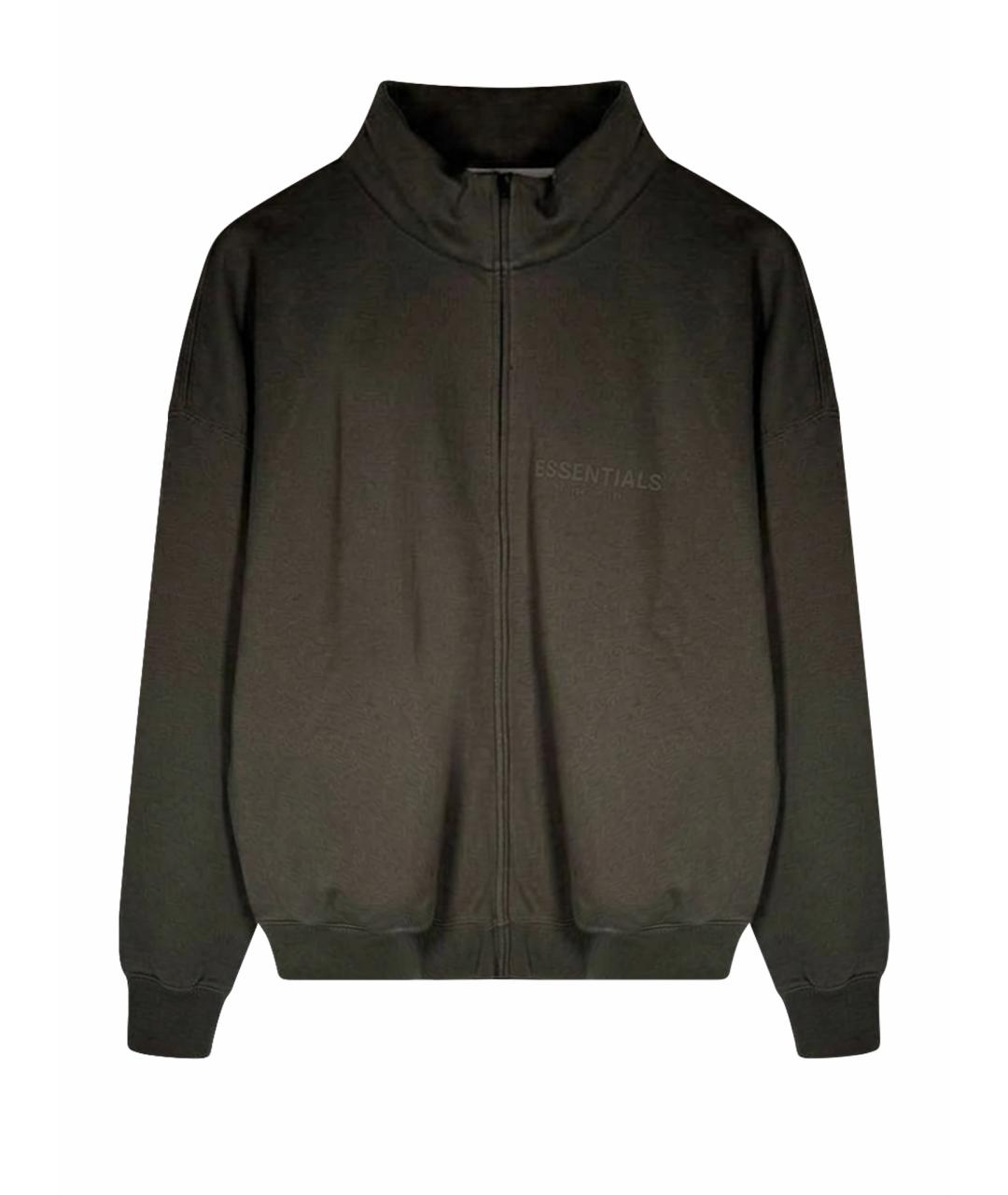 FEAR OF GOD ESSENTIALS Антрацитовая хлопковая куртка, фото 1