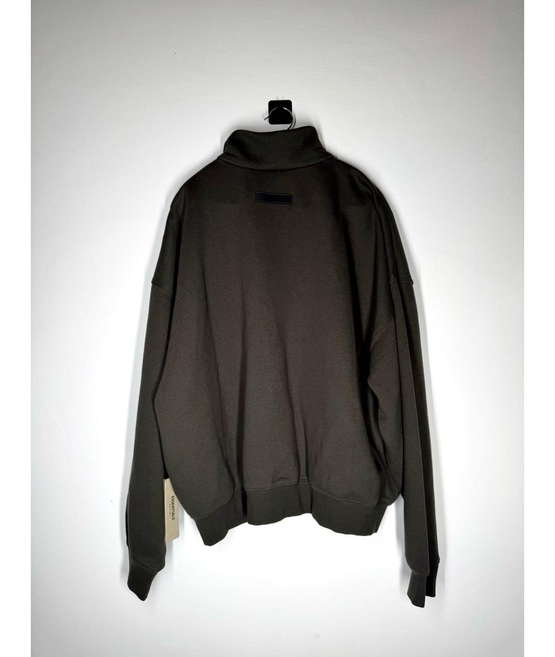 FEAR OF GOD ESSENTIALS Антрацитовая хлопковая куртка, фото 2