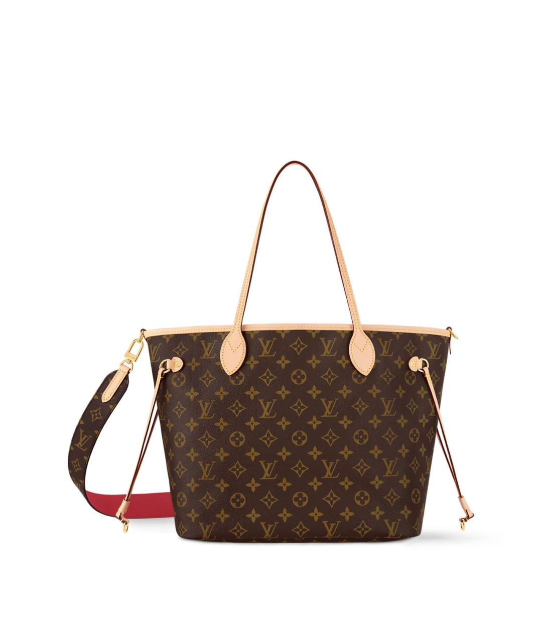 LOUIS VUITTON Коричневая сумка тоут из канвы, фото 1