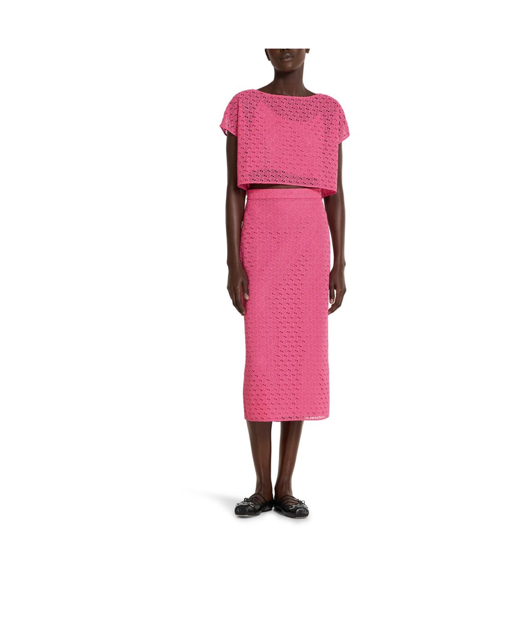 GUCCI Розовая майка, фото 3
