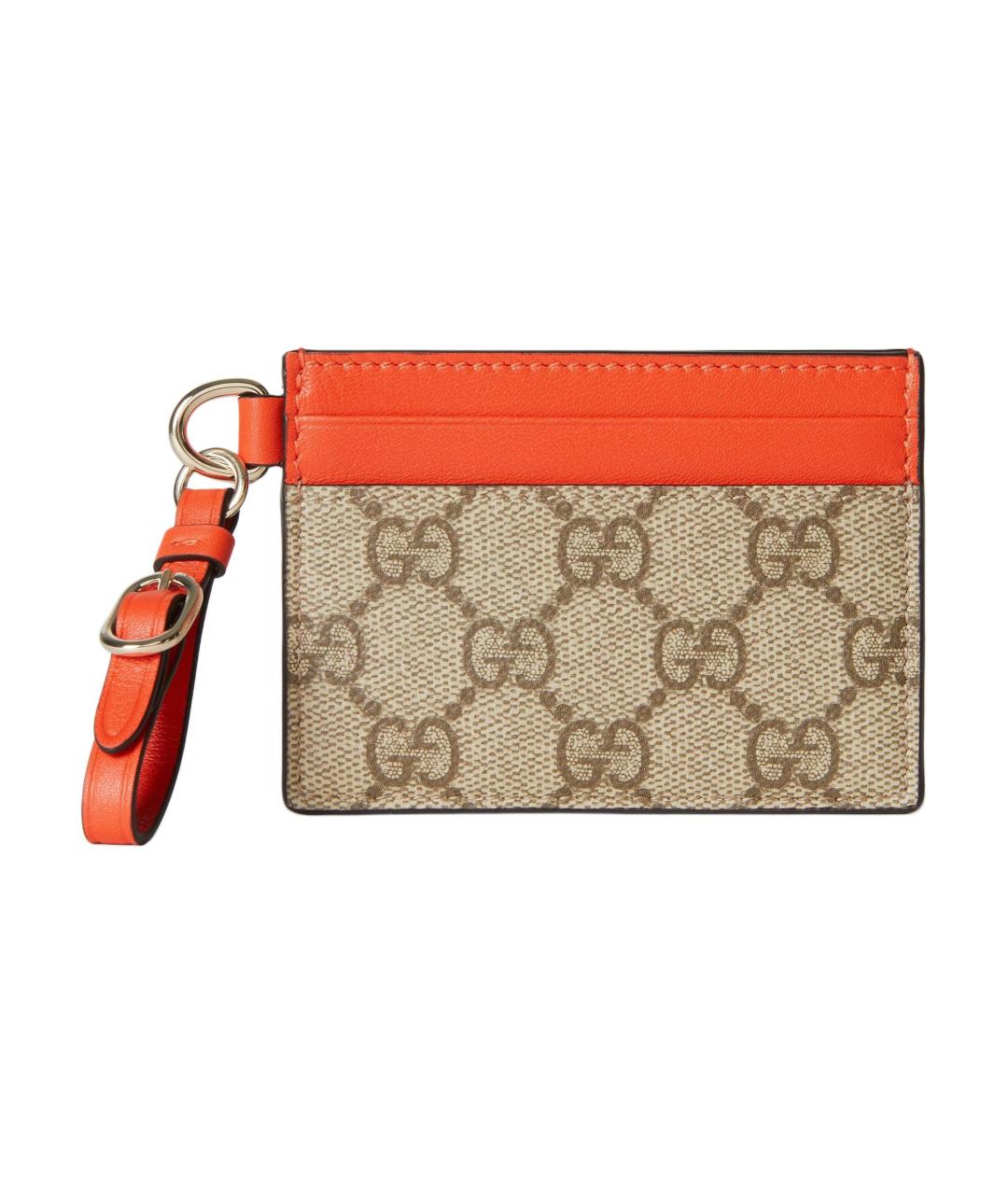 GUCCI Коричневый кардхолдер, фото 1