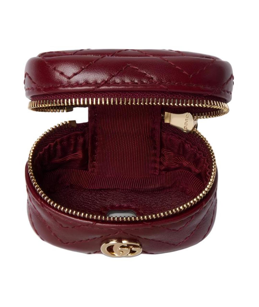 GUCCI Красный кожаный кошелек, фото 4