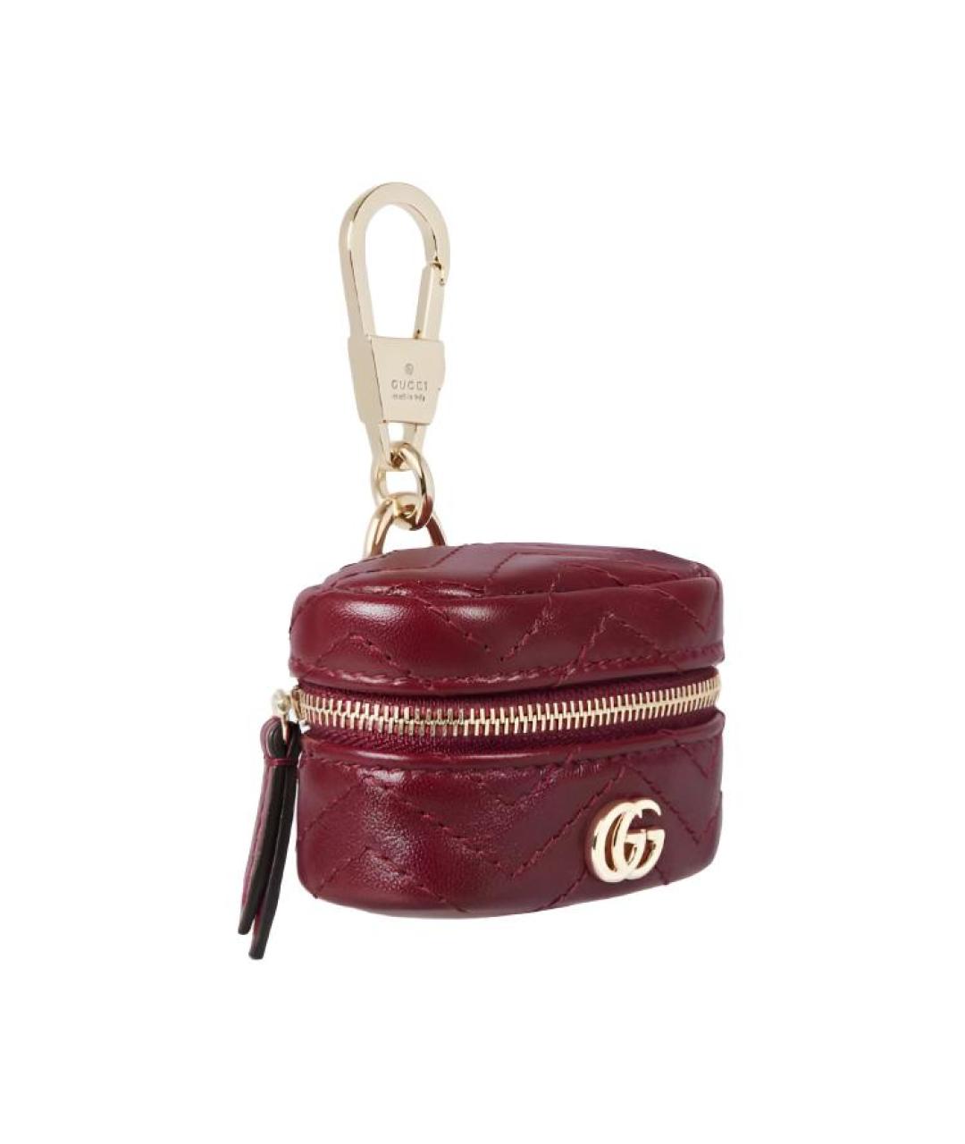 GUCCI Красный кожаный кошелек, фото 2