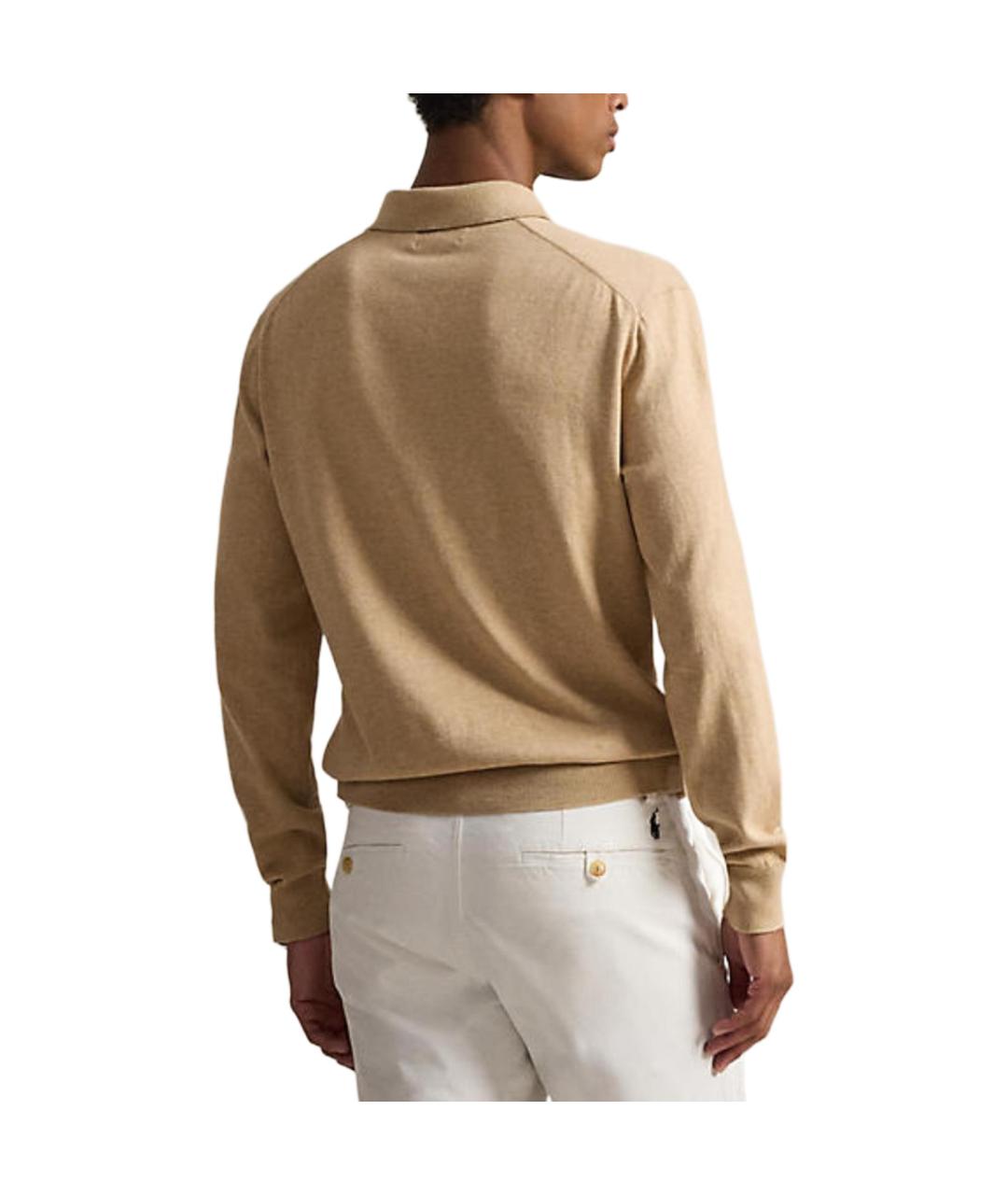 POLO RALPH LAUREN Бежевый джемпер / свитер, фото 4