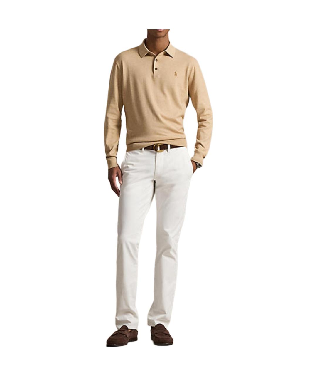 POLO RALPH LAUREN Бежевый джемпер / свитер, фото 2