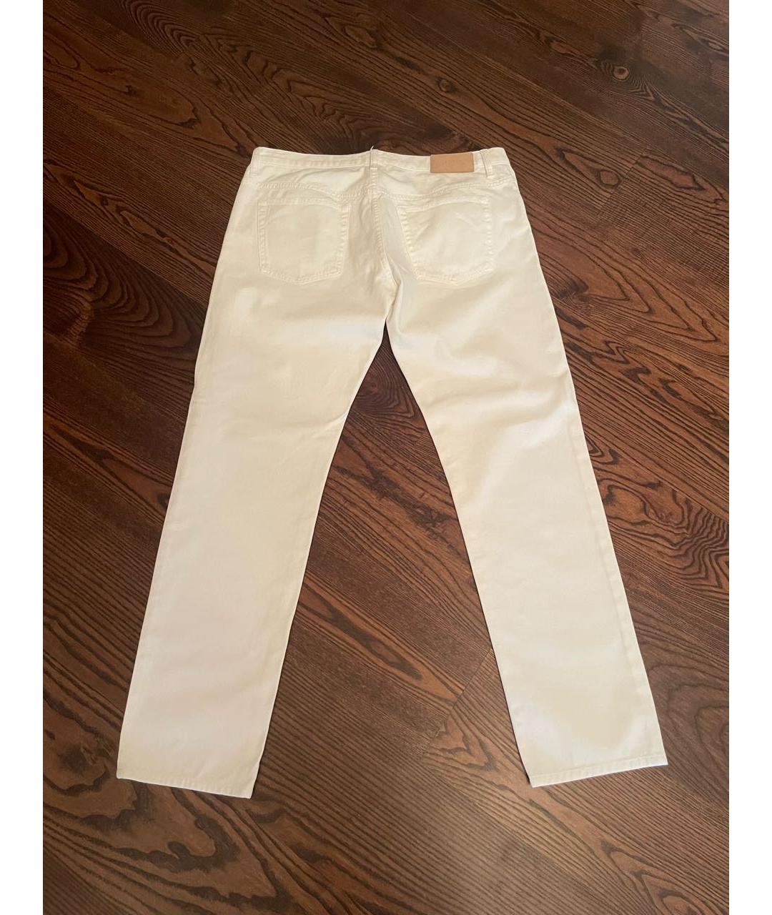 SANDRO Белые хлопковые джинсы, фото 4