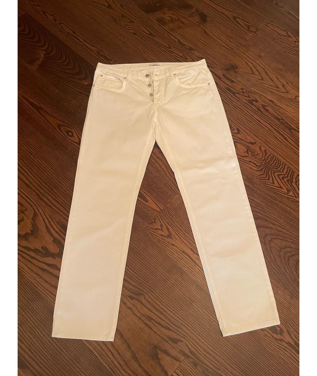 SANDRO Белые хлопковые джинсы, фото 5