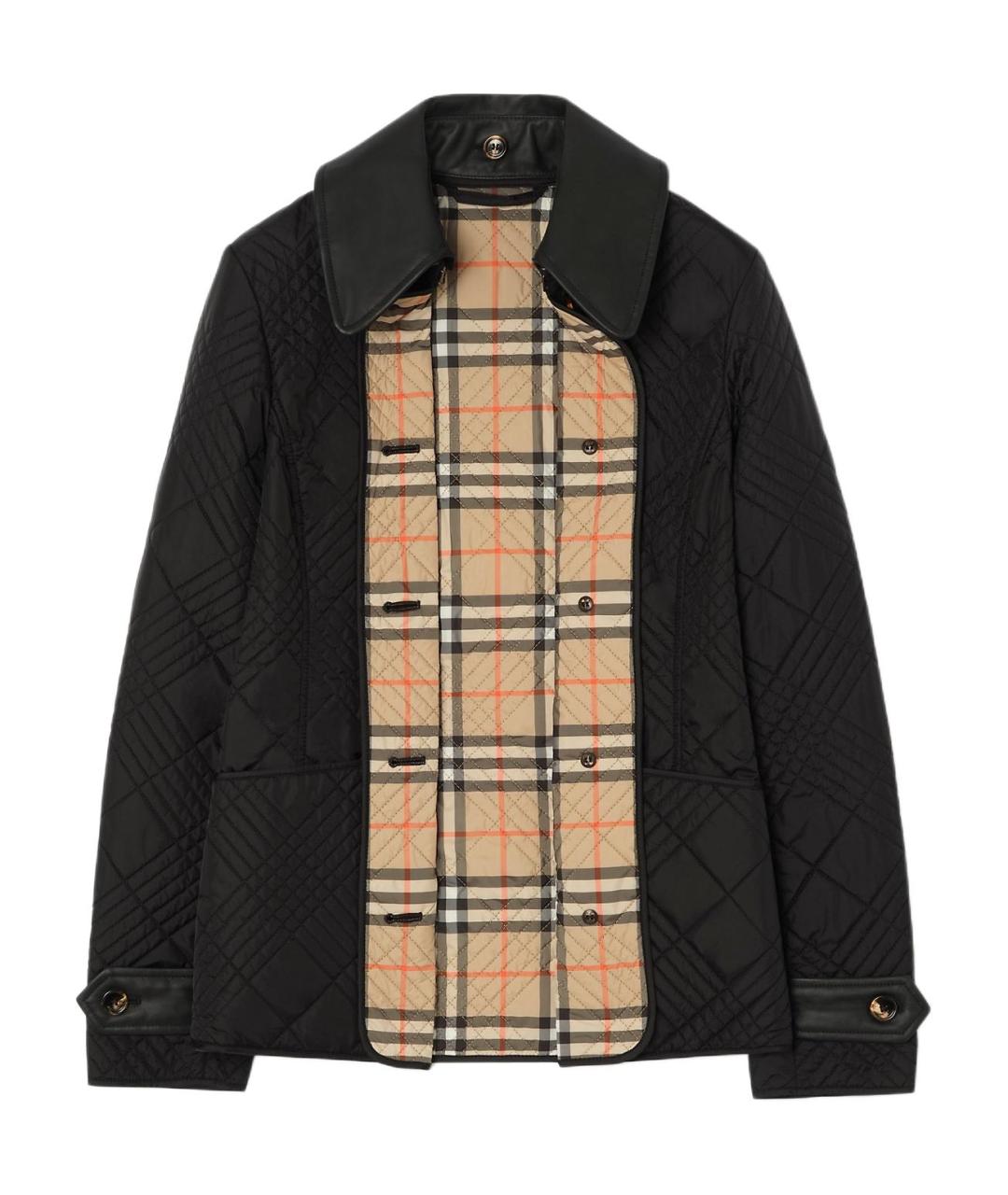 BURBERRY Черный пуховик, фото 2