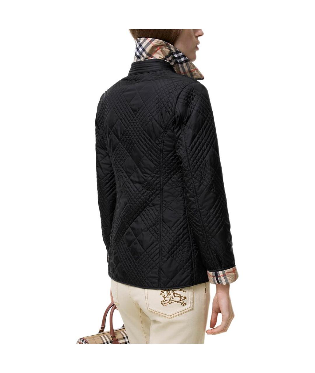 BURBERRY Черный пуховик, фото 4