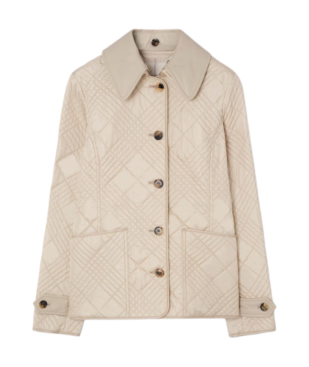 BURBERRY Бежевый пуховик, фото 1